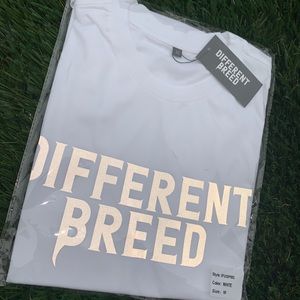 White DB “Reflective Logo” Basic Tee